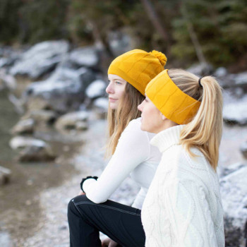 P.A.C.Nature Iriwi 100% Recycled Merino Headband - Off white