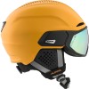 ALPINA Alto Hi-EPS + Visor Q-Lite - Ski/Snowboard Helmet - Burned Yellow Matt