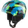 ALPINA Pizi Junior Hi-EPS - Junior Ski/Snowboard Helmet - Neon Blue Green gloss
