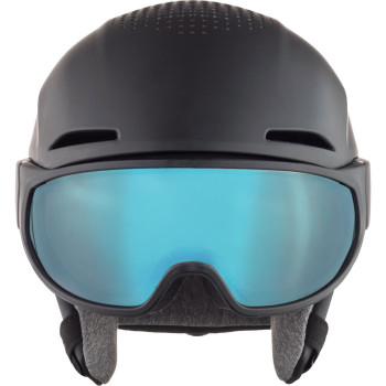 ALPINA ORO Mips® + Visor QV Quattroflex/Varioflex - Ski/Snowboard Helmet - Black matt