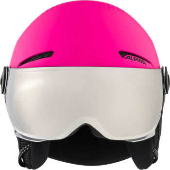 ALPINA Zupo Junior Hi-EPS + Visor Q-Lite- Junior Ski/Snowboard Helmet - Pink matt