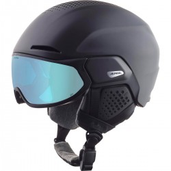 ALPINA ORO Mips® + Visor QV Quattroflex/Varioflex - Κράνος με μάσκα Ski/Snowboard - Black matt