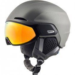 ALPINA ORO Mips® + Visor QV Quattroflex/Varioflex - Κράνος με μάσκα Ski/Snowboard - Gunmettal matt