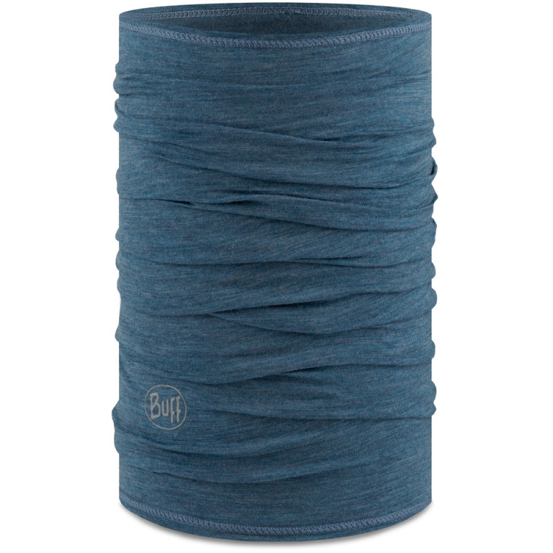 BUFF Merino Lightweight Neckwarmer - Solid Dusty Blue