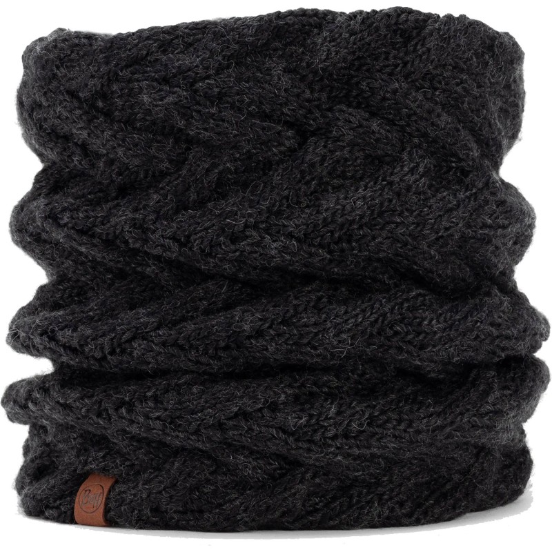 Buff Knitted & Polar Neck Warmer - Πλεκτό με Φλίς Κασκόλ/Λαιμός - Caryn Graphite