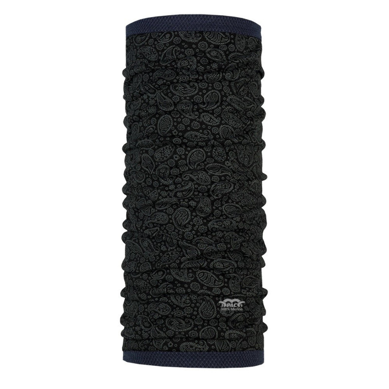 P.A.C. Merino Cell Wool Pro+ - Neckwear - Paisley Black