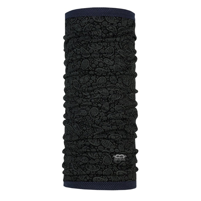 P.A.C. Merino Cell Wool Pro+ - Neckwear - Paisley Black