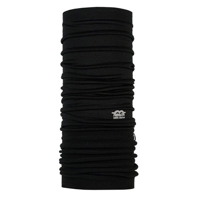 P.A.C. Merino Fleece - Merino Wool Neckwear - Black