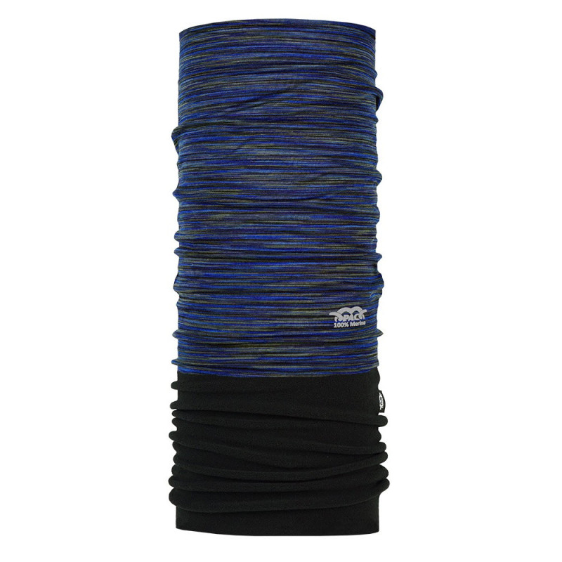 P.A.C. Merino Fleece - Merino Wool Neckwear - Multi Deep Ocean
