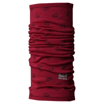 P.A.C. Merino Wool - 100% Wool (Merino) Neckwear - Paisley Plum Black