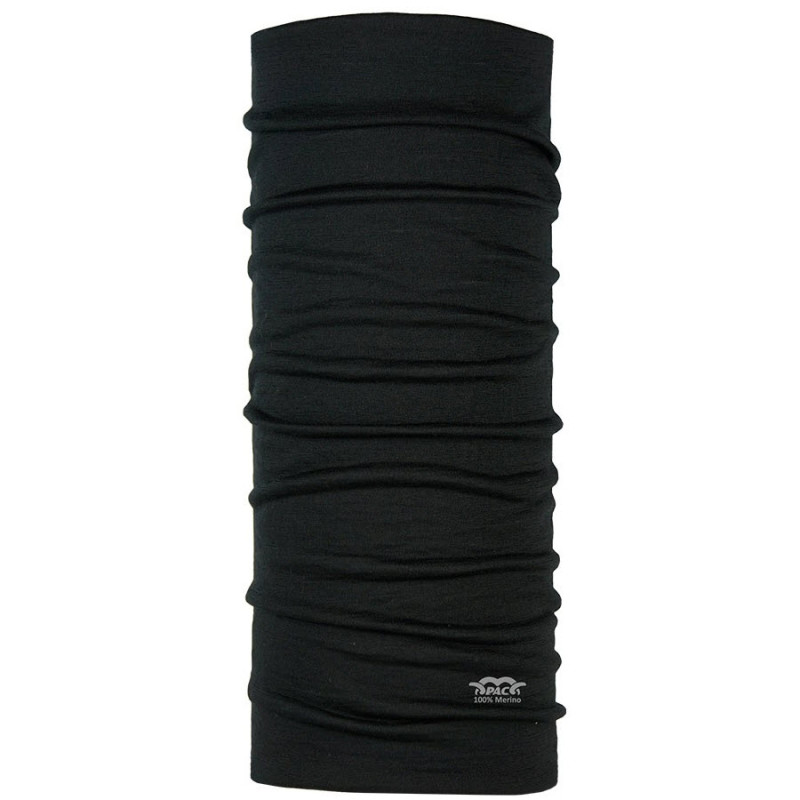 P.A.C. Merino Wool - 100% Wool (Merino) Neckwear - Total Black