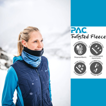 P.A.C. Twisted Fleece - 2-Layer Neckwear - Black