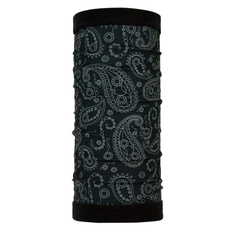 P.A.C. Twisted Fleece - 2-Layer Neckwear - Paisley Black