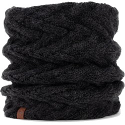 Buff Knitted & Polar Neck Warmer - Πλεκτό με Φλίς Κασκόλ/Λαιμός  - Caryn Graphite