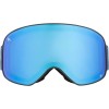 ALPINA Slope Quattroflex-Lite - Ski/Snowboard Goggle - Black Blue matt /Blue Mirror