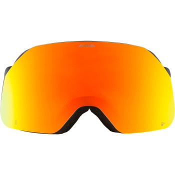 ALPINA Blackcomp Quattroflex-Lite - Ski/Snowboard Goggle - Michael Cina Black matt/Mirror red