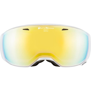 ALPINA ESTETICA QV Quattroflex/Varioflex - Ski/Snowboard goggle - White /Gold spherical