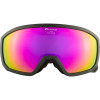 ALPINA Scarabeo Junior Q-Lite Mirror - Junior Ski/Snowboard goggle - Black Rose matt/Rose spherical