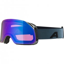 ALPINA Blackcomp Quattroflex-Lite - Μάσκα Ski/Snowboard - Moongrey matt /Blue Mirror