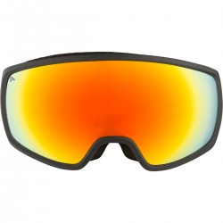ALPINA Double Jack Q-Lite mirror - Μάσκα Ski/Snowboard - Black Yellow matt/Red spherical