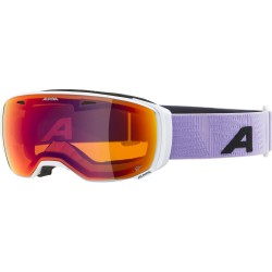 ALPINA ESTETICA Q-Lite Mirror - Μάσκα Ski/Snowboard - White Lilac mat/Rainbow spherical
