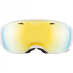 ALPINA ESTETICA QV Quattroflex/Varioflex - Μάσκα Ski/Snowboard - White /Gold spherical