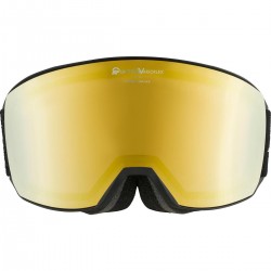 ALPINA Nakiska QV Quattroflex/Varioflex - Μάσκα Ski/Snowboard - Black matt/Gold Mirror