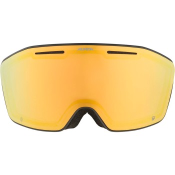 ALPINA Nendaz Q Quattroflex - Μάσκα Ski/Snowboard- Black Matt/Red Mirror