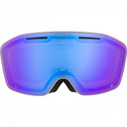 ALPINA Nendaz Q Quattroflex - Μάσκα Ski/Snowboard - Moongrey matt/Mirror Blue