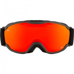 ALPINA PHEOS Junior Quattroflex-Lite Mirror - Παιδική Μάσκα Ski/snowboard - Black Yellow mat/Orange mirror