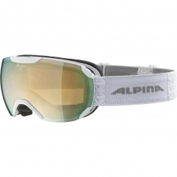 ALPINA Pheos S Q-LITE - Μάσκα Ski/Snowboard - White Matt /Mirror Orange Spherical