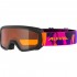 ALPINA PINEY Singleflex Hicon - Παιδική Mάσκα ski - Black Pink matt/Orange 