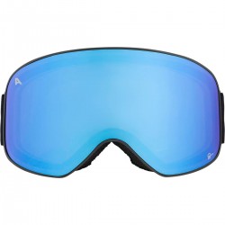 ALPINA Slope Quattroflex-Lite - Μάσκα Ski/Snowboard - Black matt /Blue Mirror