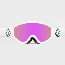 Volcom Attunga Goggle - Μάσκα Ski/Snowboard - White Matt/Pink Chrome