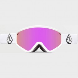 Volcom Attunga Goggle - Μάσκα Ski/Snowboard - White Matt/Pink Chrome