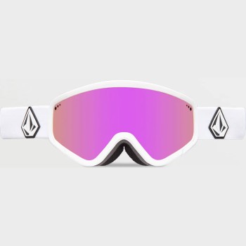 Volcom Attunga Goggle - Μάσκα Ski/Snowboard - White Matt/Pink Chrome