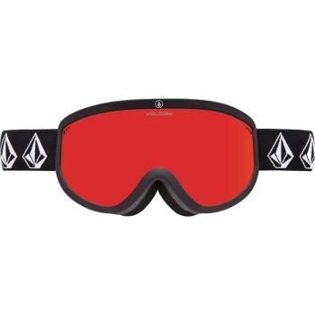 Volcom Footprints Goggle+ (Eξτρα Φακός - Yellow) - Μάσκα Ski/Snowboard - Black mat/Red Chrome