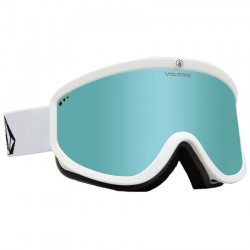 Volcom Footprints Goggle+ (Eξτρα Φακός - Dark Grey) - Μάσκα Ski/Snowboard - White Stone mat/Ice Chrome
