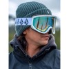 Volcom Footprints Goggle+ (Eξτρα Φακός - Dark Grey) - Μάσκα Ski/Snowboard - White Stone mat/Ice Chrome