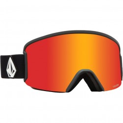 Volcom Garden Goggle + Extra φακός - Μάσκα Ski/Snowboard - Matt Black/Red Chrome 