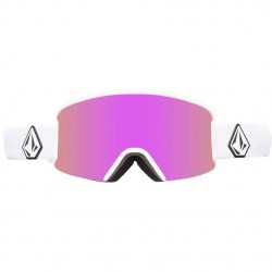 Volcom Garden Goggle + Extra φακός - Μάσκα Ski/Snowboard - Matt White/Pink Chrome 