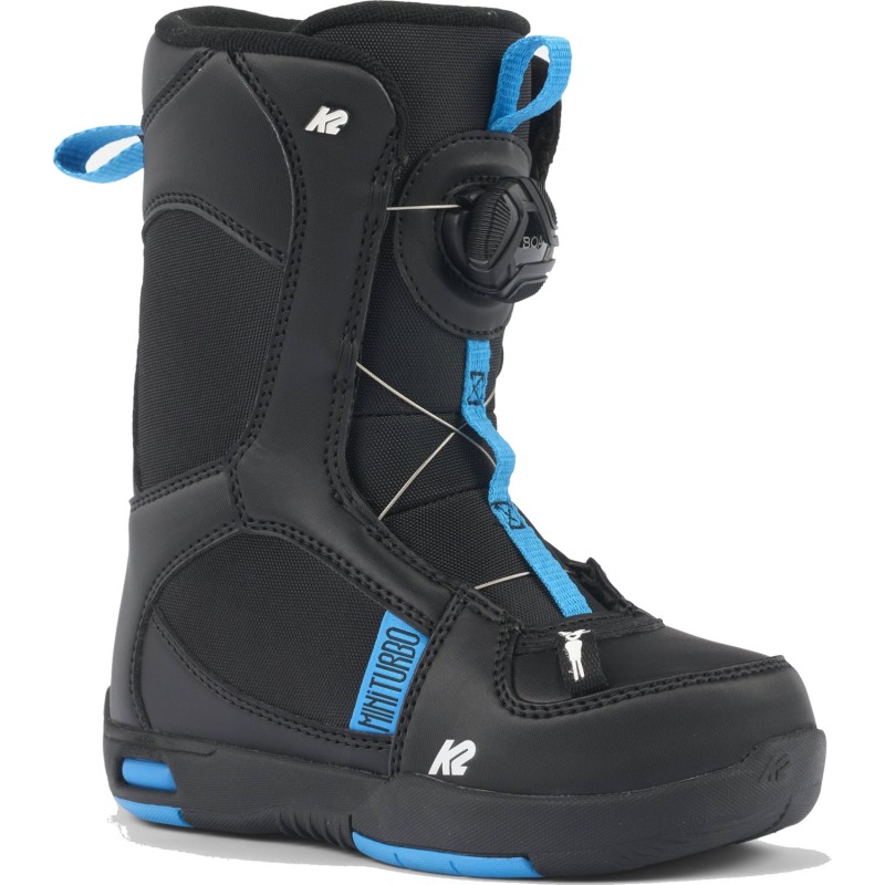 K2 Mini Turbo Youth - Black - Kids' Snowboard Boots