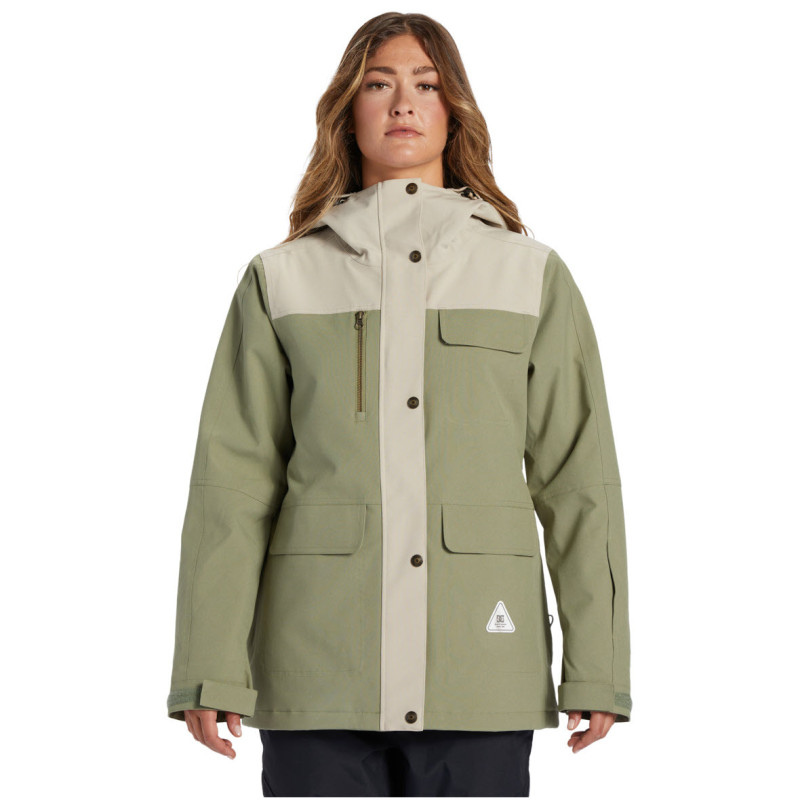 DC Liberate 15K Insulated - Women's Snowboard Jacket - Oil Green