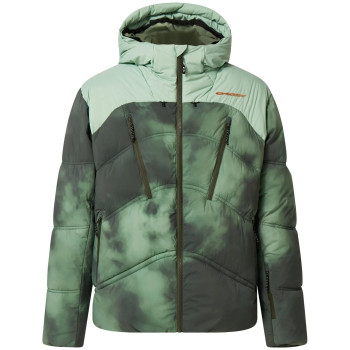 OAKLEY TC Rykkinn Insulated 10K - Men's snow Jacket- Green Clouds Print