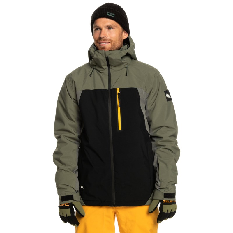 QUIKSILVER Mission Plus - Technical Men's Snow Jacket - Τrue Black