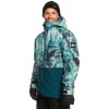 QUIKSILVER Mission Printed Block Insulated - Men's Snow Jacket - Resin Tint Majolica Blue