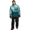 QUIKSILVER Mission Printed Block Insulated - Men's Snow Jacket - Resin Tint Majolica Blue