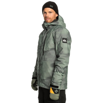 QUIKSILVER Mission Print - Men's Snow Jacket - Break Off Laurel Wreath