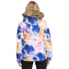 ROXY Jet Ski Insulated - Women's Snow Jacket - Bright White Pansy Pansy