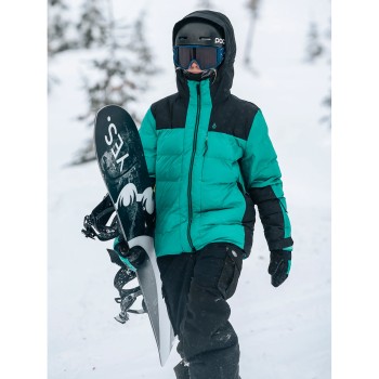 VOLCOM Puffleup insulated - Women's Puffer Snow jacket - Vibrant Green